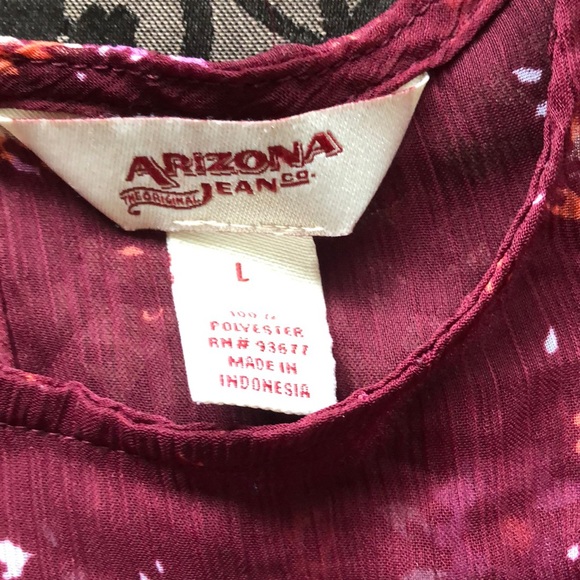 Maroon Ruffle Tank - Picture 5 of 5